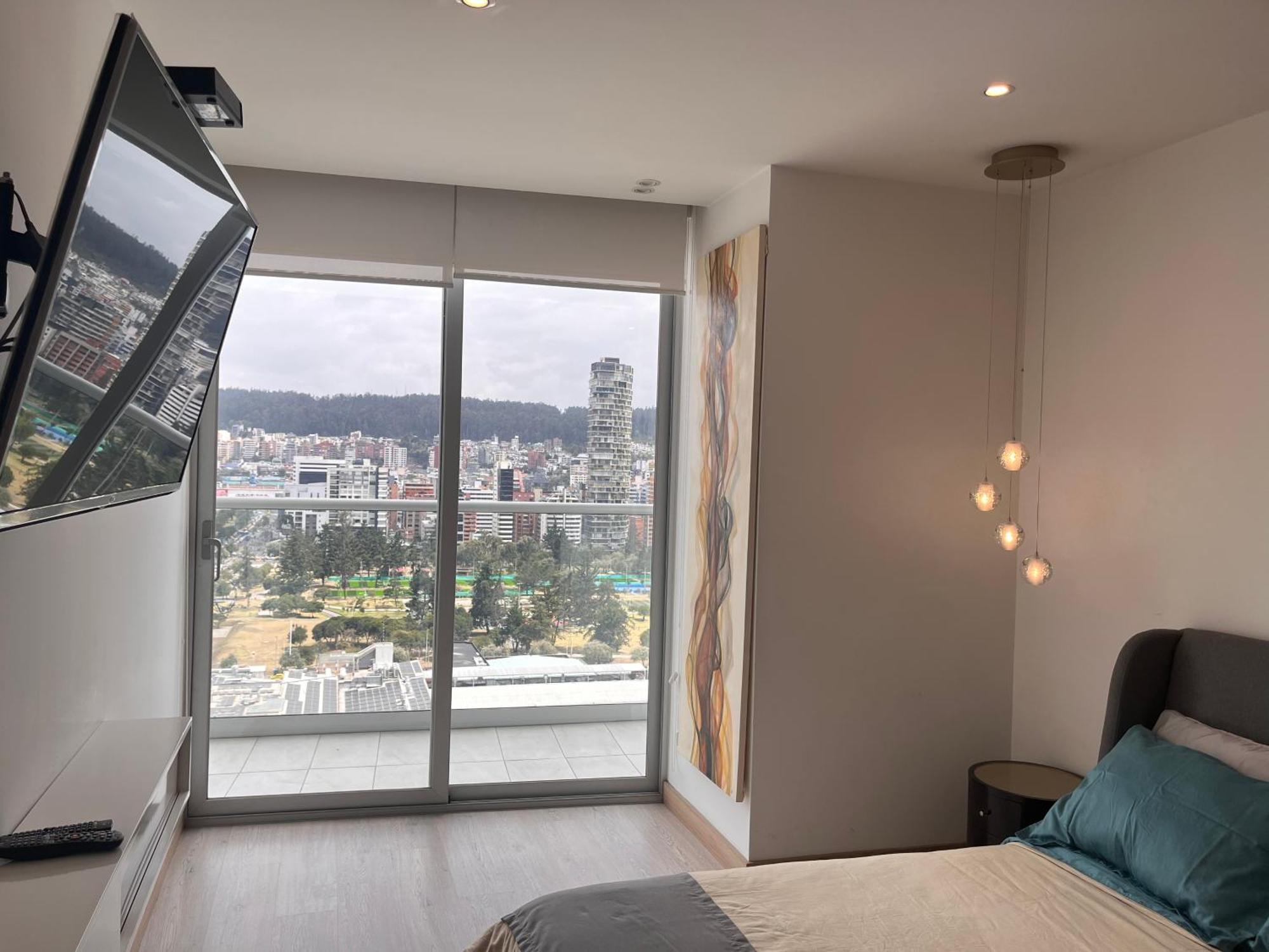 Suite Apartameto 1606 Espectacular Vista La Carolina, Piso 16 One - Quito Zewnętrze zdjęcie